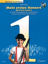 My First Concert #1 Clarinet and Piano BK/CD cover